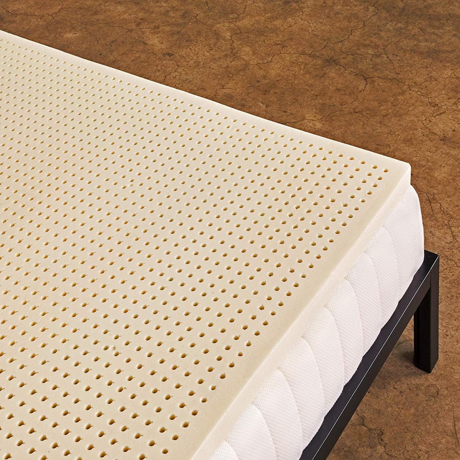 Pure Green Natural Latex Mattress Topper, Medium, 2 Inch, Queen, a natural latex pillow from American Latex Pillow