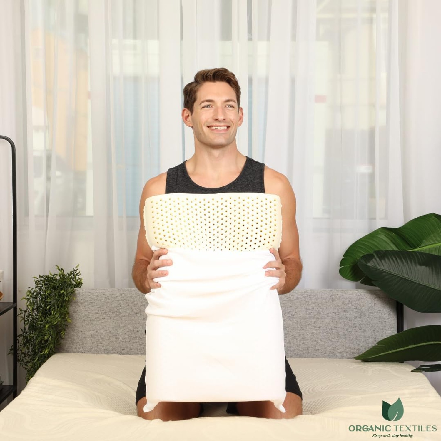 Low Loft Organic Cotton Latex Pillow: image 7