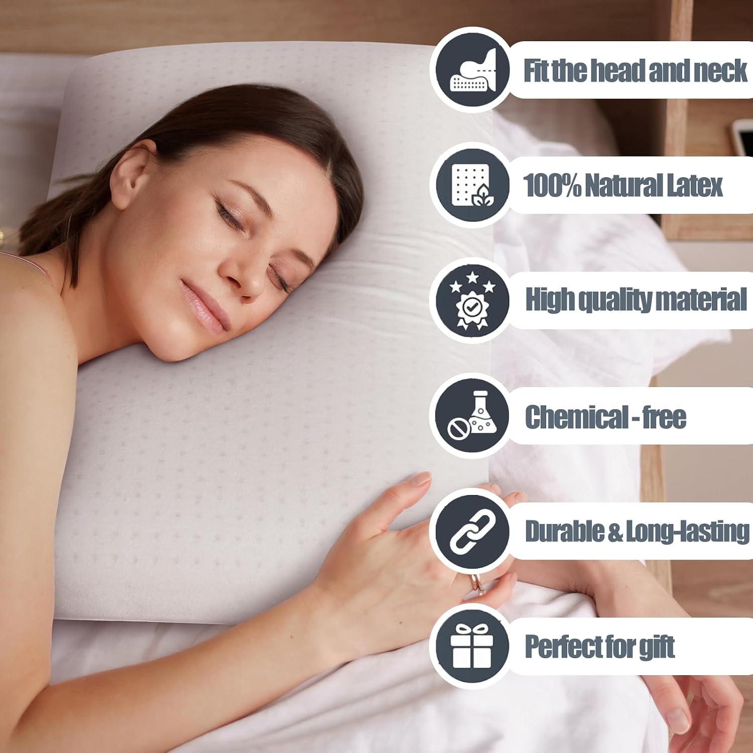 Extra Soft Talalay Latex Pillow Queen: image 2