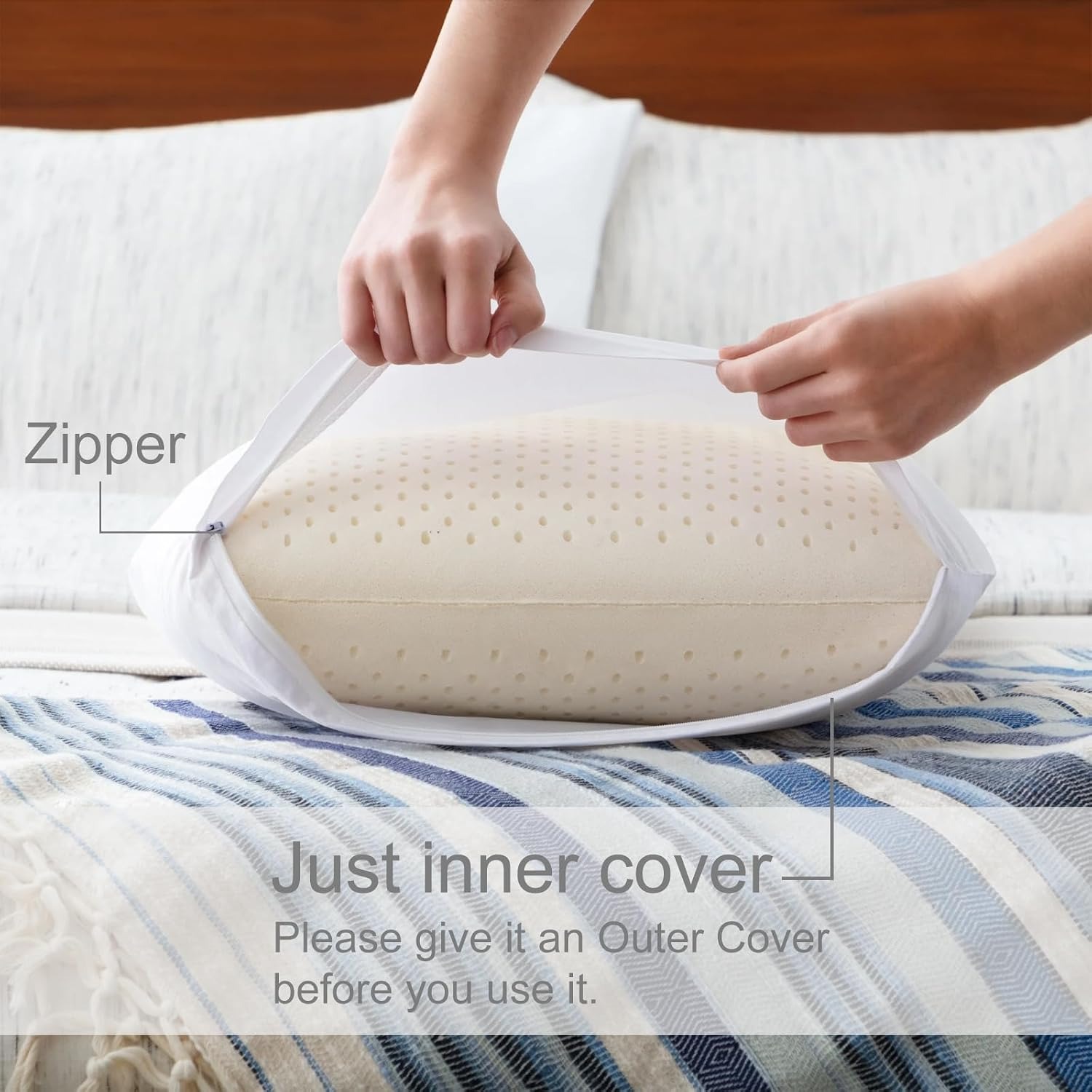Extra Soft Talalay Latex Pillow Queen: image 5