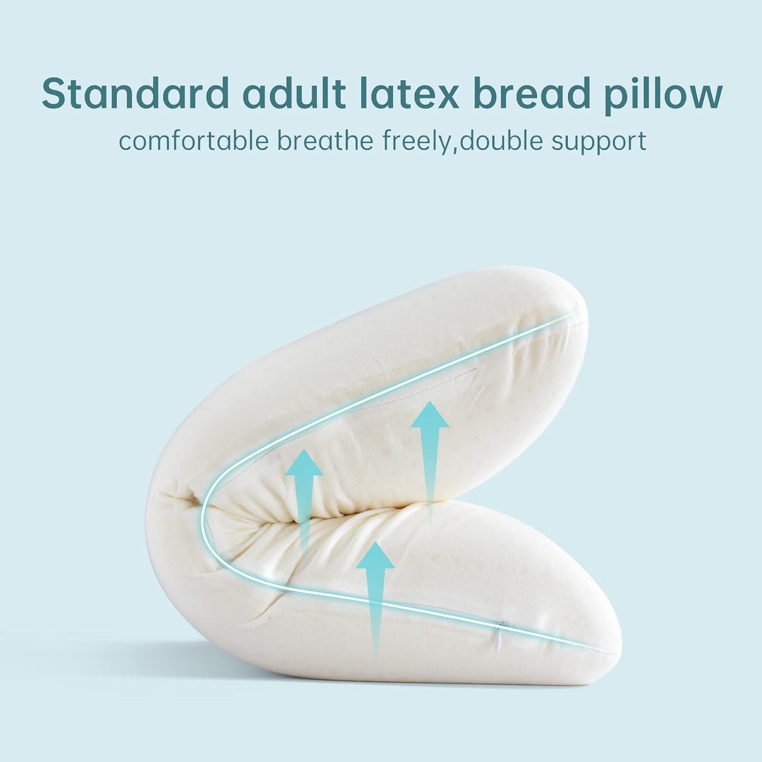 Medium Firm Talalay Latex Pillow (Queen): image 5