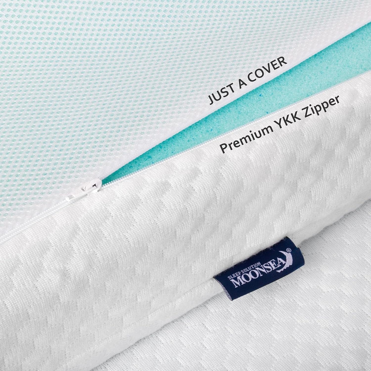 Queen Mattress Topper Cover with Zip Closure: image 7