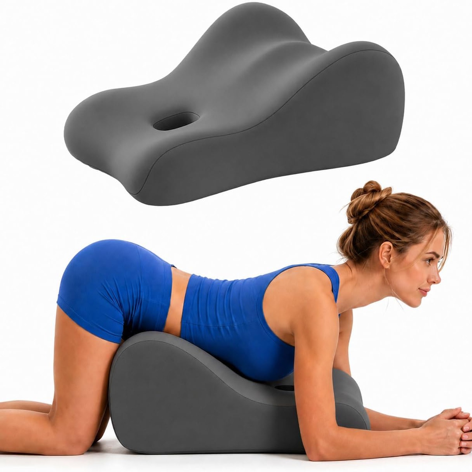 Natural Latex Wedge Pillow with Removable Cover